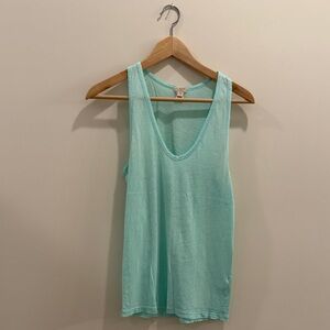 J. Crew Factory Scoop Neck Racerback Cotton Tank